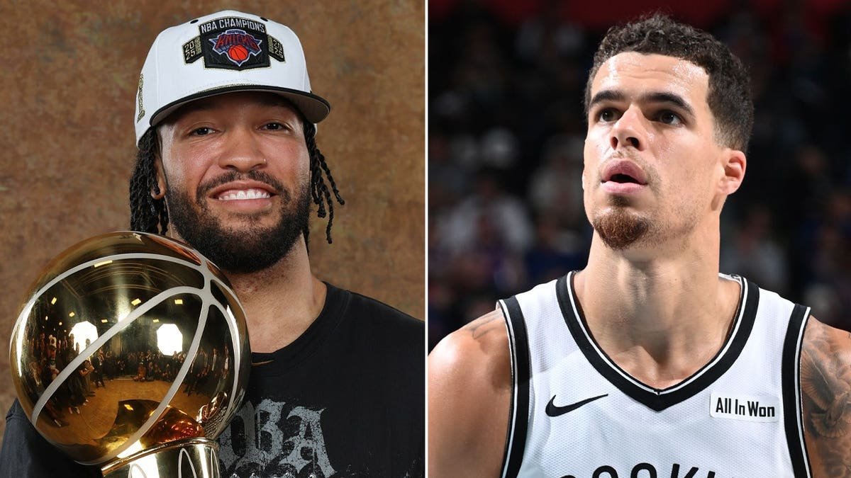 Michael Porter Jr. attende sulla lista degli invitati mentre entra Brunson dei Knicks.